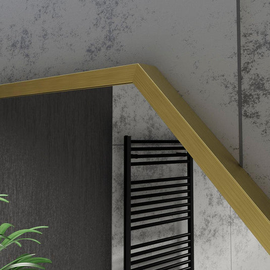 Origins Docklands Octagon Mirror 60 - Brushed Brass - Envy Bathrooms Ltd