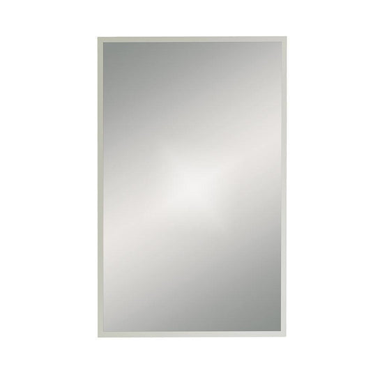 Origins Docklands Rectangular Mirror 50 - Brushed Stainless Steel - Envy Bathrooms Ltd