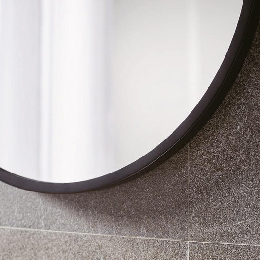 Origins Docklands Round Mirror 60cm - Black - Envy Bathrooms Ltd