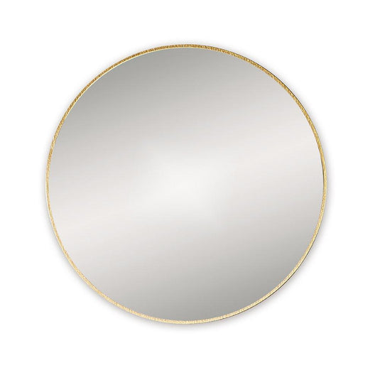 Origins Docklands Round Mirror 80cm - Brushed Brass - Envy Bathrooms Ltd