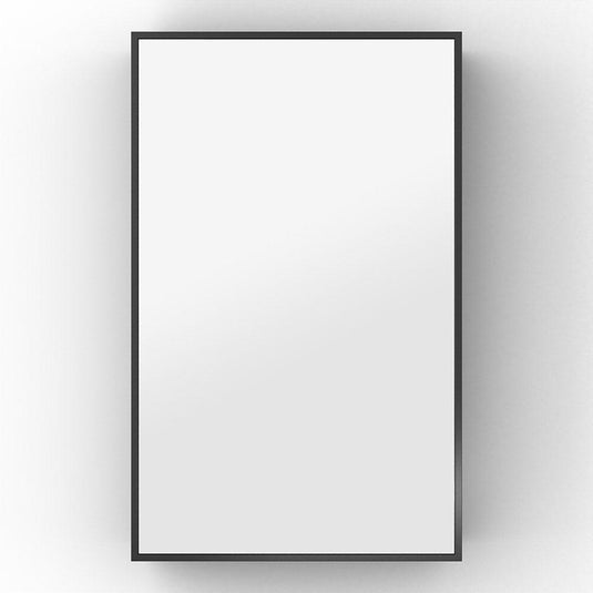 Origins Dockside Mirror With Open Shelving 50 - Black - Envy Bathrooms Ltd