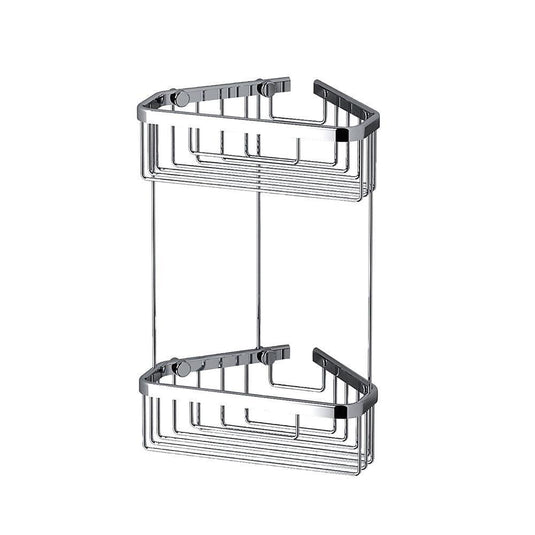 Origins Double Corner Shower Basket - Chrome - Envy Bathrooms Ltd