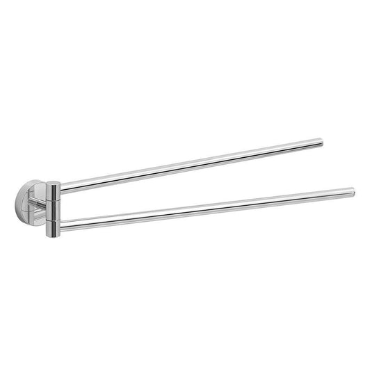 Origins Eros Double Swing Towel Rail - Chrome - Envy Bathrooms Ltd