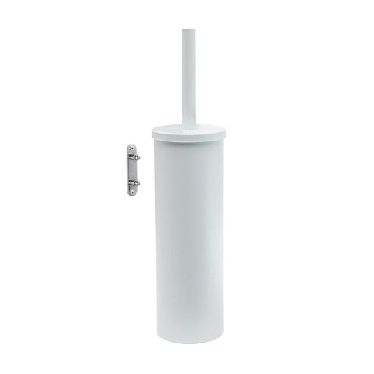 Flip Toilet Brush Wall Mounted - Matt White - Envy Bathrooms Ltd