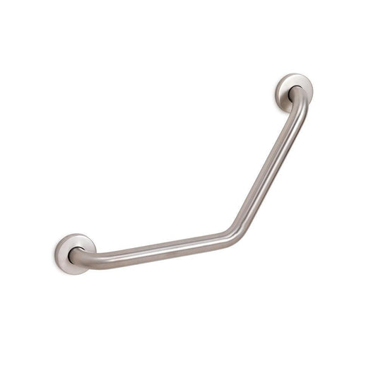 Origins G Pro Angled Grab Bar - Brushed Stainless Steel - Envy Bathrooms Ltd