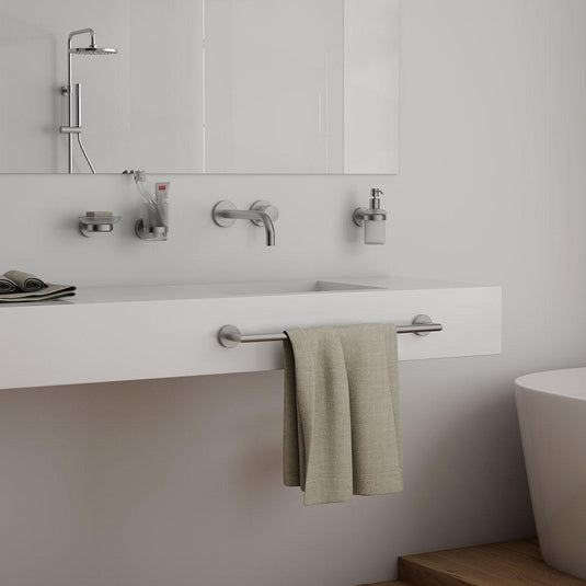 Origins G Pro Open Toilet Roll Holder - Brushed - Envy Bathrooms Ltd