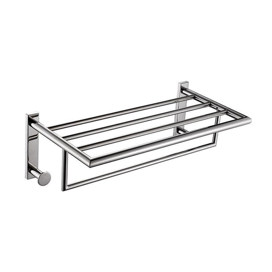 Origins G Pro Towel Rack with Hooks - Chrome - Envy Bathrooms Ltd