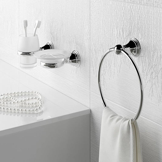 Origins Genoa Soap Dish - Chrome - Envy Bathrooms Ltd