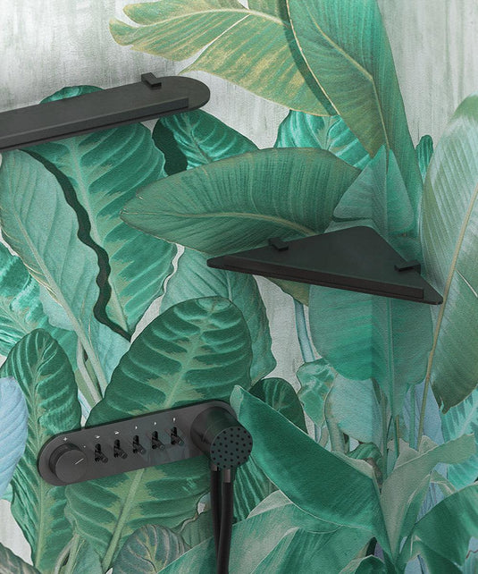 Origins Hudson Metal Shelf 30cm - Black - Envy Bathrooms Ltd