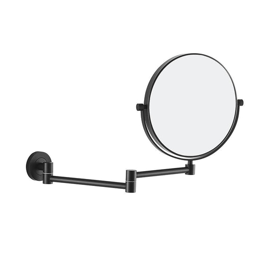 Hutton Reversible 5x Magnifying Wall Mirror - Black - Envy Bathrooms Ltd