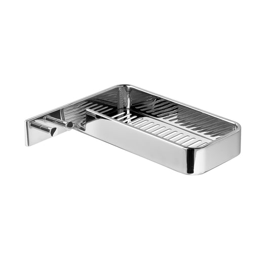 Origins Il Giglio Corner Shower Basket with Hooks - Chrome - Envy Bathrooms Ltd