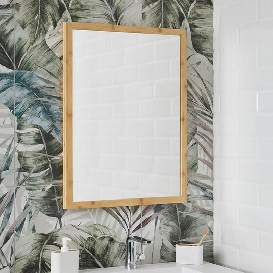 Origins Kenji 60 x 80cm Mirror Rectangular - Bamboo - Envy Bathrooms Ltd