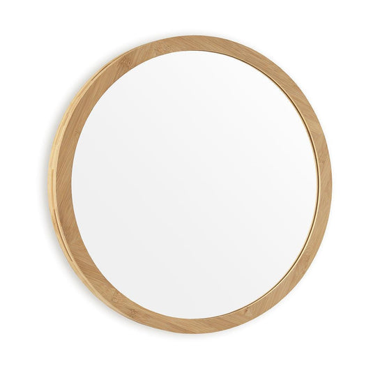 Origins Kenji Mirror Round 60cm - Bamboo - Envy Bathrooms Ltd