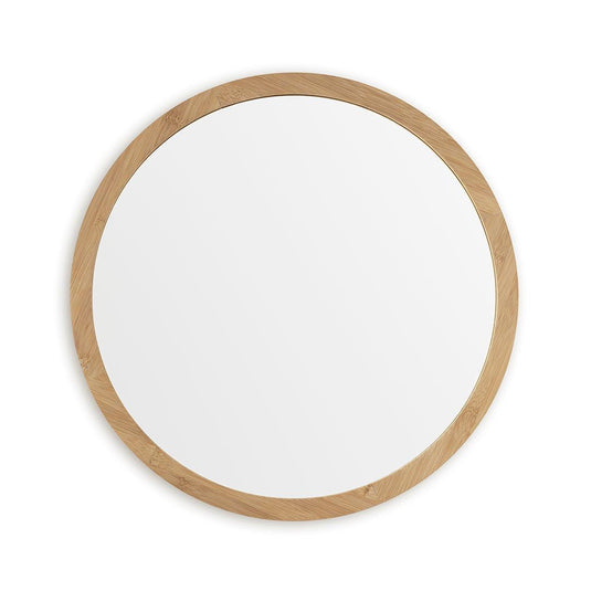 Origins Kenji Mirror Round 60cm - Bamboo - Envy Bathrooms Ltd