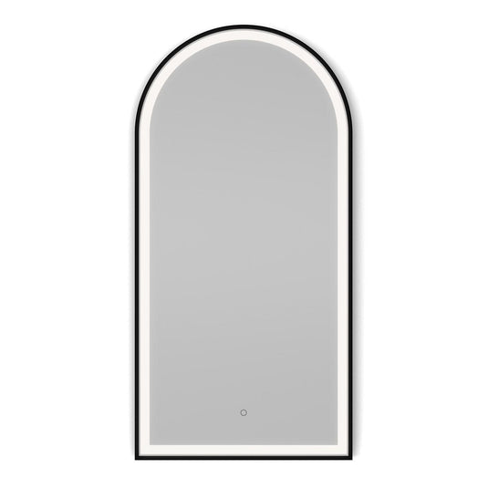 Origins Lomax Light Arch Mirror 50 - Black - Envy Bathrooms Ltd