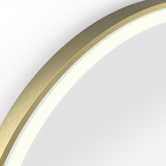 Origins Lomax Light Capsule Mirror 40 - Brushed Brass - Envy Bathrooms Ltd
