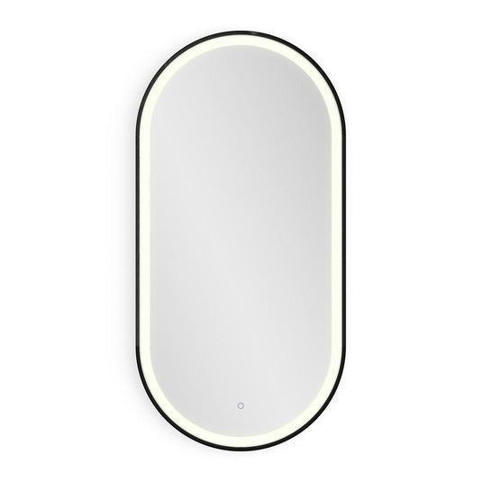 Origins Lomax Light Capsule Mirror 50 - Black - Envy Bathrooms Ltd