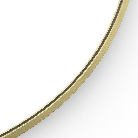 Origins Lomax Round Mirror 60 - Brushed Brass - Envy Bathrooms Ltd