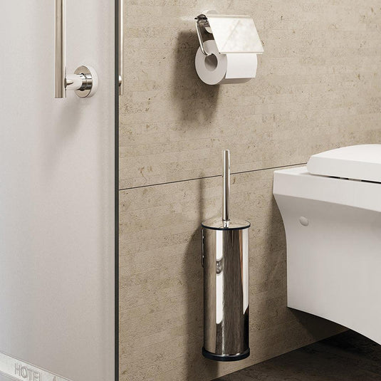 Origins Metal WC Brush Set - Chrome - Envy Bathrooms Ltd