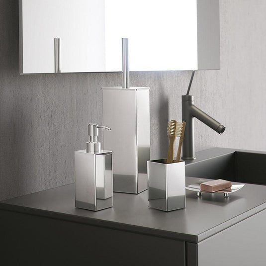 Nemesia Toilet Brush Freestanding - Polished - Envy Bathrooms Ltd