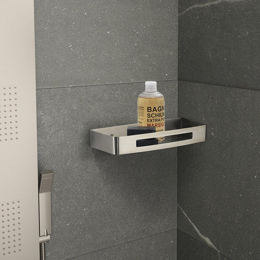 Origins Nerva Shower Basket - Brushed Stainless Steel - Envy Bathrooms Ltd