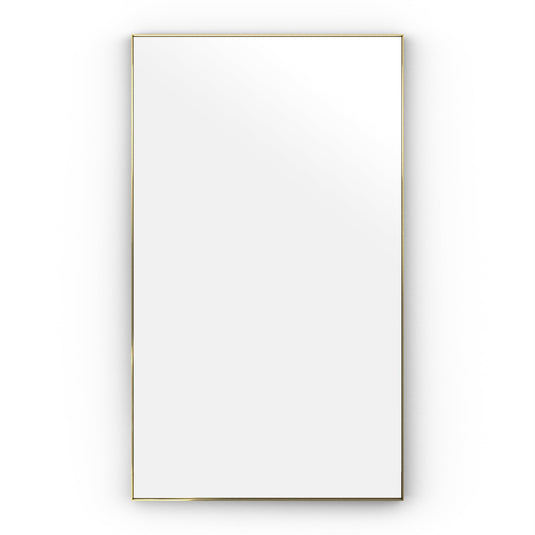 Origins Newington Rectangular Mirror 120 - Brushed Brass - Envy Bathrooms Ltd