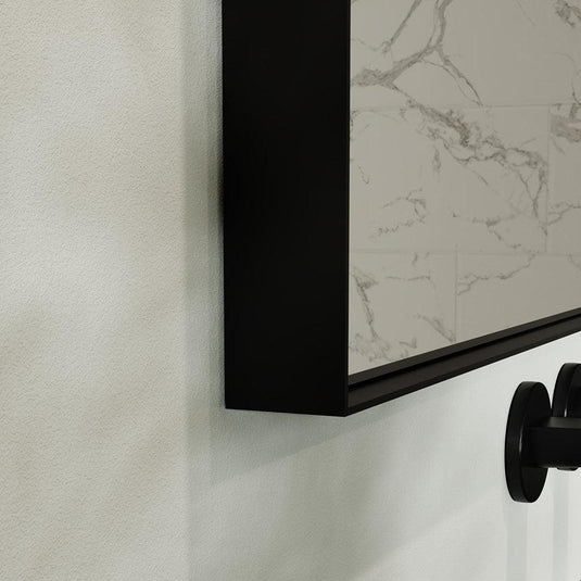 Origins Newington Rectangular Mirror 60 - Black - Envy Bathrooms Ltd