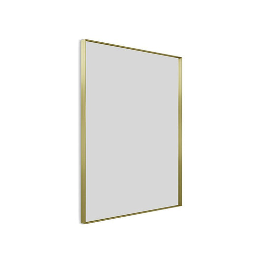 Origins Newington Rectangular Mirror 100 - Brushed Brass - Envy Bathrooms Ltd