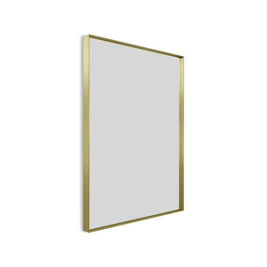 Origins Newington Rectangular Mirror 60 - Brushed Brass - Envy Bathrooms Ltd