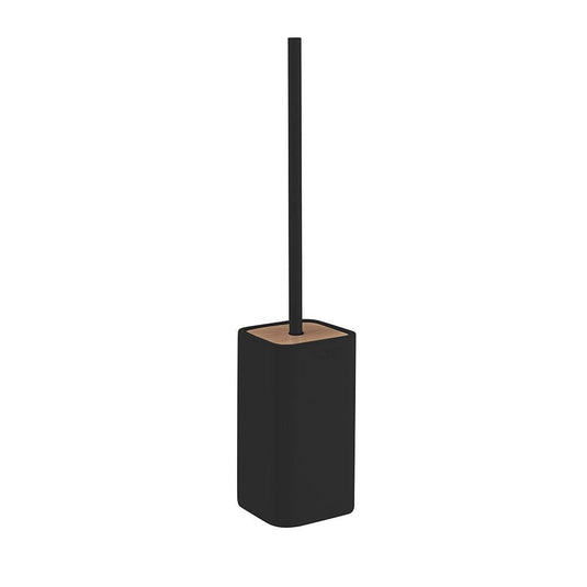 Ninfea Toilet Brush - Black/Bamboo - Envy Bathrooms Ltd