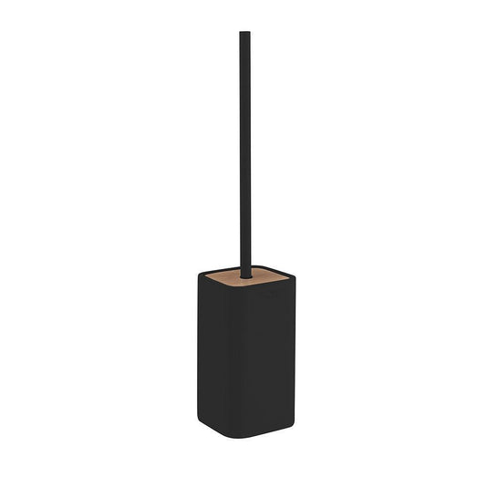Origins Ninfea Toilet Brush - Black/Bamboo - Envy Bathrooms Ltd