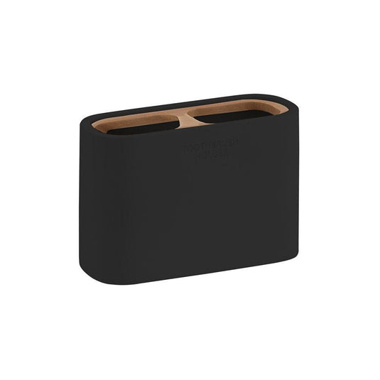 Origins Ninfea Tumbler - Black/Bamboo - Envy Bathrooms Ltd