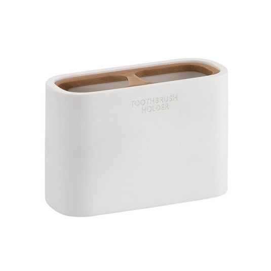 Origins Ninfea Tumbler - White/Bamboo - Envy Bathrooms Ltd