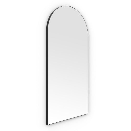 Origins Oslo 50 x 100cm Arch Mirror - Black - Envy Bathrooms Ltd