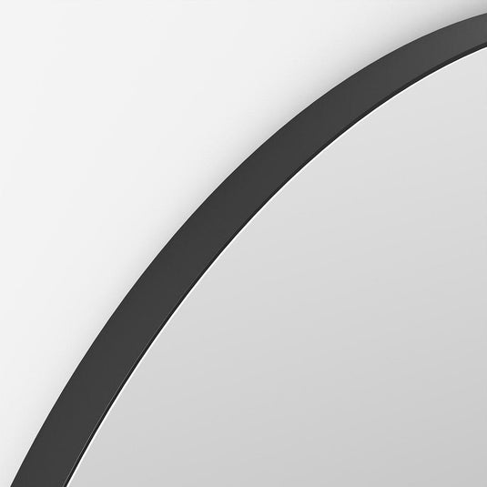 Origins Oslo 50 x 100cm Arch Mirror - Black - Envy Bathrooms Ltd