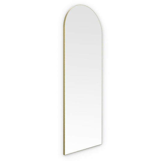 Origins Oslo 50 x 140cm Arch Mirror - Brushed Brass - Envy Bathrooms Ltd