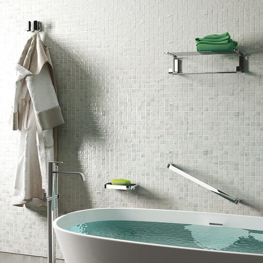 Origins Outline Double Towel Rack - Chrome - Envy Bathrooms Ltd