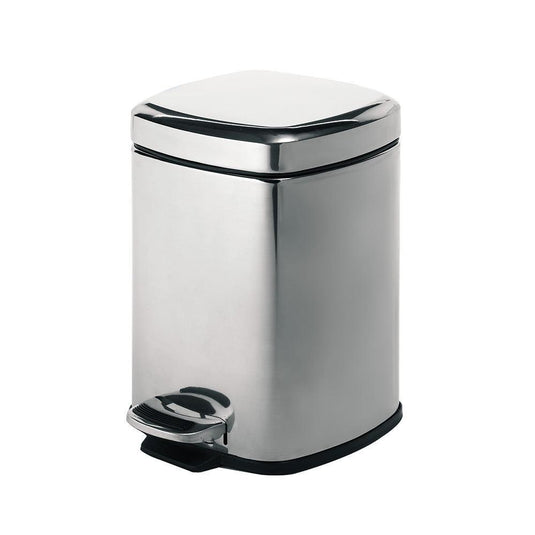 Origins Pedal Bin Square 5L - Polished - Envy Bathrooms Ltd