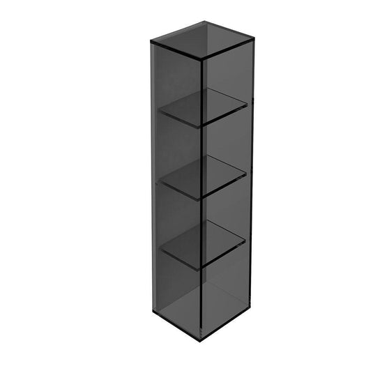 Origins Pier Glass 4 Box Shelf Rectangular - Black - Envy Bathrooms Ltd