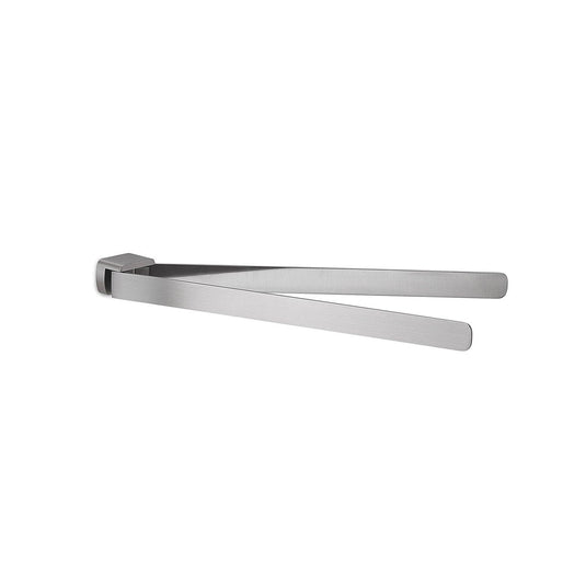 Origins Pirenei Double Swing Towel Rail - Brushed Nickel - Envy Bathrooms Ltd