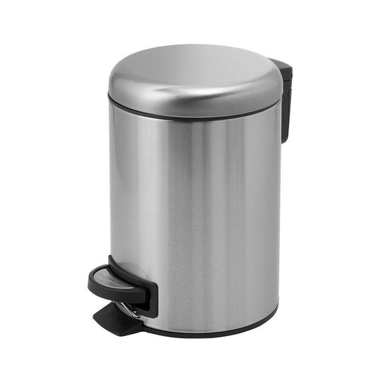 Origins Potty Pedal Bin 5L - Brushed Stainless Steel - Envy Bathrooms Ltd
