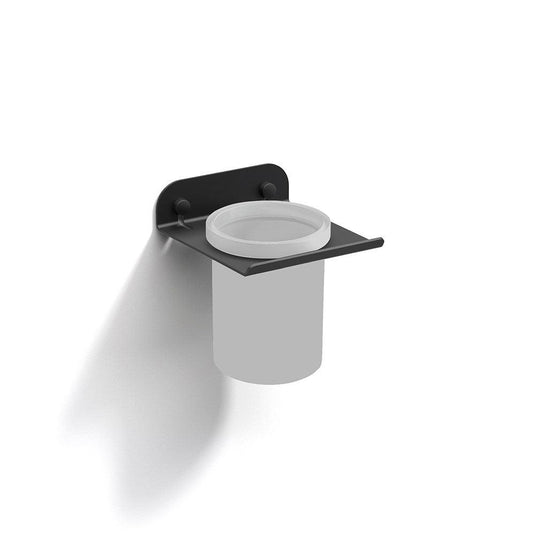 Origins Quick Large Tumbler - Black/White Frosted - Envy Bathrooms Ltd