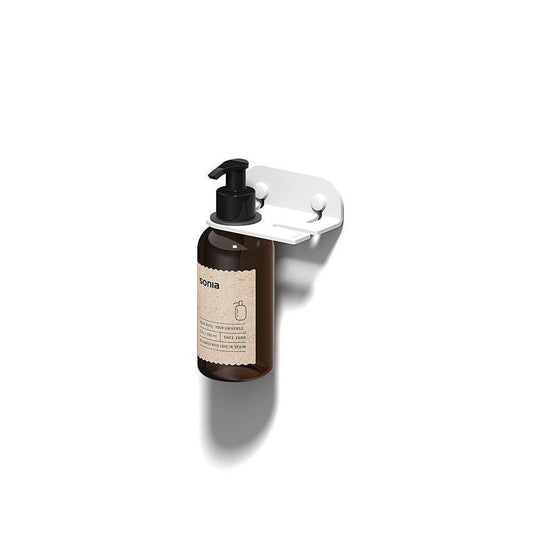 Origins Quick Soap Dispenser and Hook - White/Brown - Envy Bathrooms Ltd