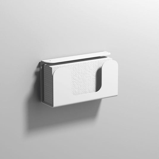 Quick Tissue Box / Towel Holder - White - Envy Bathrooms Ltd