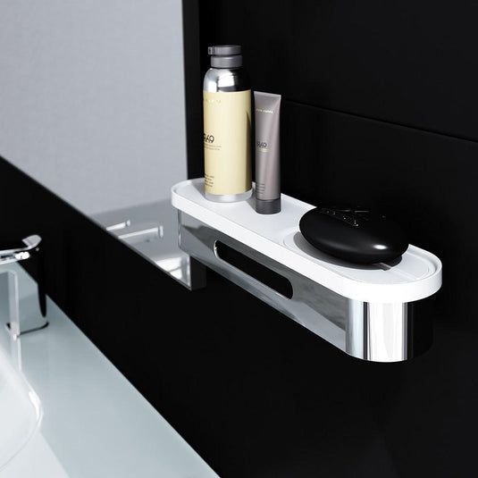 S5 Soap Tray / Shelf 30cm - White ABS - Envy Bathrooms Ltd