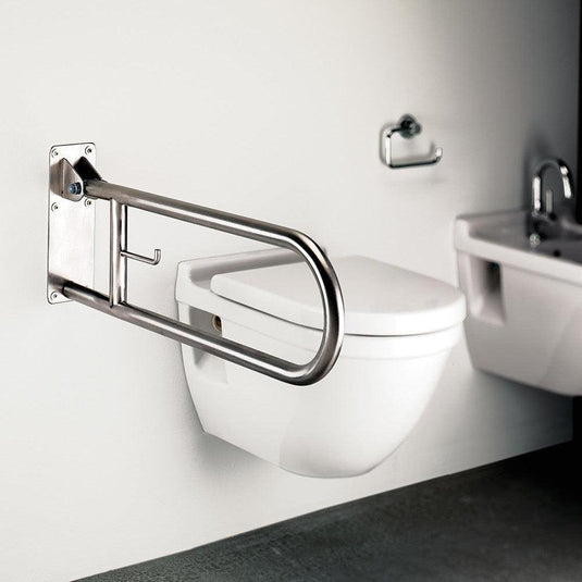 Origins Safety Swing Bar - Brushed Stainless Steel - Envy Bathrooms Ltd