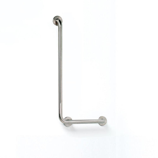 Origins Safety Wall Bar 90 Right- Brushed Stainless Steel - Envy Bathrooms Ltd