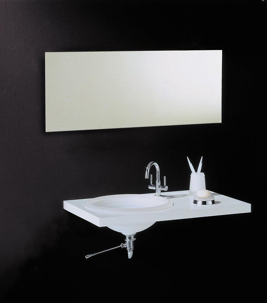 Origins Slim 50 x 100cm Rectangular Mirror - Envy Bathrooms Ltd