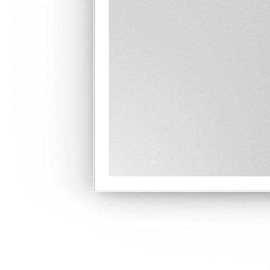 Origins Tate 40 x 80cm Light Mirror - White - Envy Bathrooms Ltd