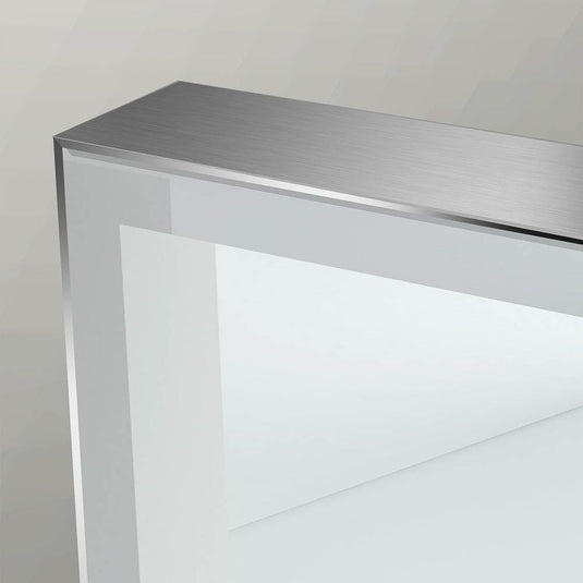 Origins Tate 50 x 100cm Light Rectangular Mirror - Polished Chrome - Envy Bathrooms Ltd